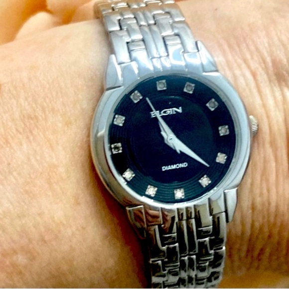 “ELGIN DIAMOND” WOMEN’S WATCH EUC - Picture 3 of 9